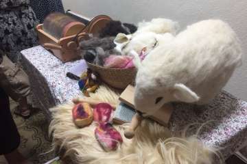 Charla, experiencias y muestra artesanal en Telde por el Día de la Mujer Rural (Foto Antonio Alí y TA)