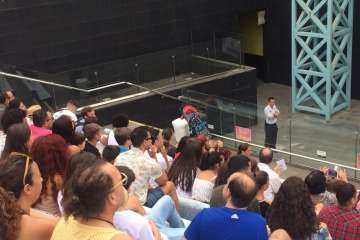 Gala musical de los jóvenes baha'is en Las Terrazas-Telde (Foto TA)