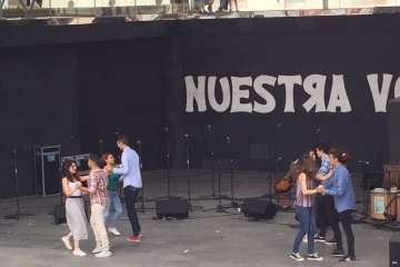 Gala musical de los jóvenes baha'is en Las Terrazas-Telde (Foto TA)