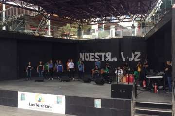 Gala musical de los jóvenes baha'is en Las Terrazas-Telde (Foto TA)