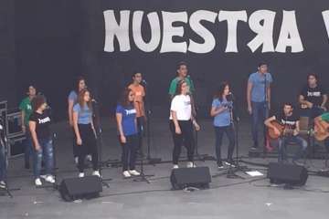 Gala musical de los jóvenes baha'is en Las Terrazas-Telde (Foto TA)