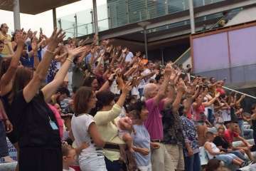 Gala musical de los jóvenes baha'is en Las Terrazas-Telde (Foto TA)