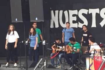 Gala musical de los jóvenes baha'is en Las Terrazas-Telde (Foto TA)