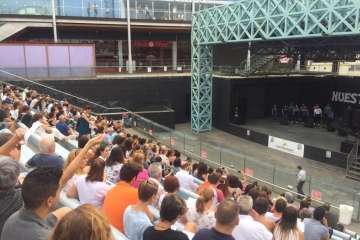 Gala musical de los jóvenes baha'is en Las Terrazas-Telde (Foto TA)