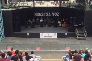 Gala musical de los jóvenes baha'is en Las Terrazas-Telde (Foto TA)