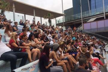 Gala musical de los jóvenes baha'is en Las Terrazas-Telde (Foto TA)