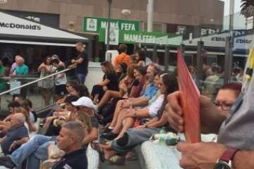 Gala musical de los jóvenes baha'is en Las Terrazas-Telde (Foto TA)