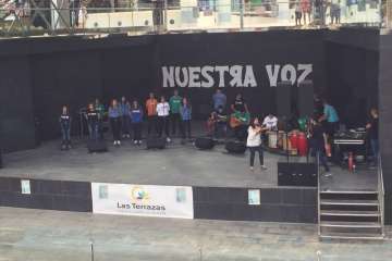 Gala musical de los jóvenes baha'is en Las Terrazas-Telde (Foto TA)