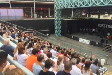 Gala musical de los jóvenes baha'is en Las Terrazas-Telde (Foto TA)