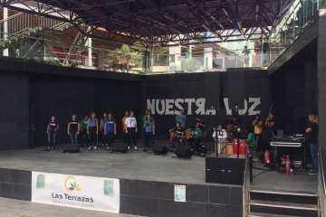 Gala musical de los jóvenes baha'is en Las Terrazas-Telde (Foto TA)