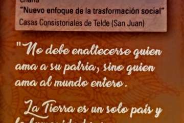 Amaya Blanco diserta en Telde sobre el nuevo enfoque de la transformación social (Foto TA)