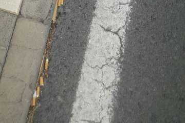 El cenicero viario de Raimundo Lulio, en La Pardilla (Foto TA)