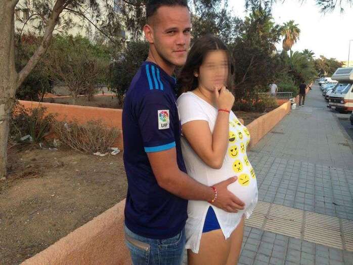 BBryan, de 21 años, y Adriana, de 17, serán padres en diciembre de este año (Foto A.L./El Español)