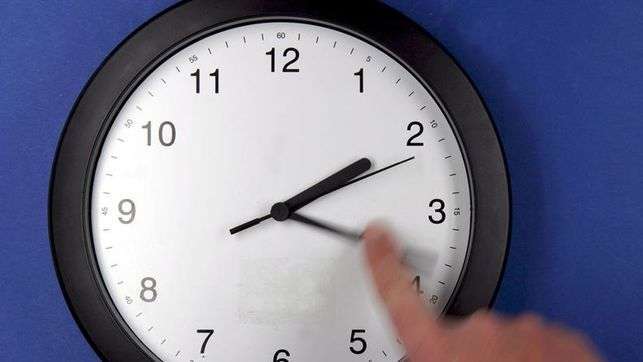 Este domingo, 29 de octubre, a las 2 será la 1 en Canarias (Foto CanariasAhora)