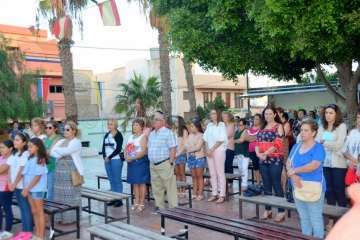 Misa y procesión del Sagrado Corazón de Jesús en el pueblo de Ojos de Garza (Foto Francisco Javier Santana)