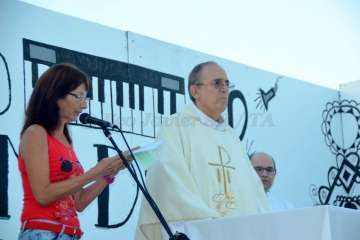 Misa y procesión del Sagrado Corazón de Jesús en el pueblo de Ojos de Garza (Foto Francisco Javier Santana)