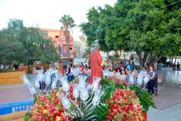 Misa y procesión del Sagrado Corazón de Jesús en el pueblo de Ojos de Garza (Foto Francisco Javier Santana)
