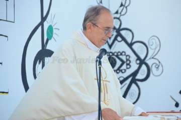 Misa y procesión del Sagrado Corazón de Jesús en el pueblo de Ojos de Garza (Foto Francisco Javier Santana)