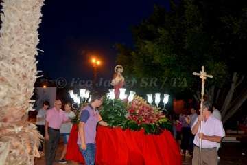 Misa y procesión del Sagrado Corazón de Jesús en el pueblo de Ojos de Garza (Foto Francisco Javier Santana)