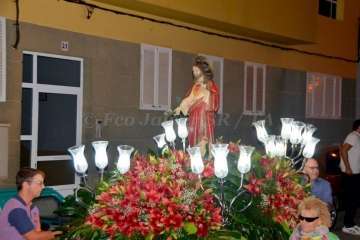 Misa y procesión del Sagrado Corazón de Jesús en el pueblo de Ojos de Garza (Foto Francisco Javier Santana)