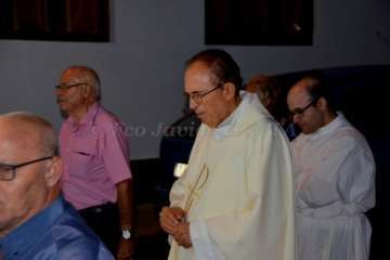 Misa y procesión del Sagrado Corazón de Jesús en el pueblo de Ojos de Garza (Foto Francisco Javier Santana)