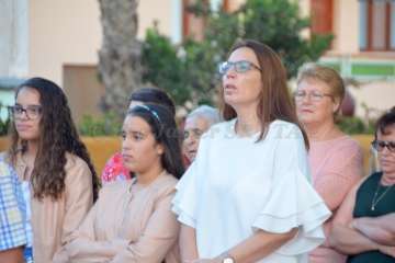 Misa y procesión del Sagrado Corazón de Jesús en el pueblo de Ojos de Garza (Foto Francisco Javier Santana)