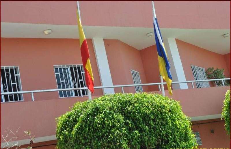 Fachada de la sociedad de San Antonio (Foto TA)