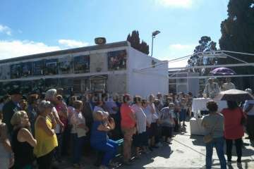 Los cementerios de San Juan y San Gregorio este miércoles, festividad de Todos los Santos (Foto Antonio Alí y Francisco Javier Santana)