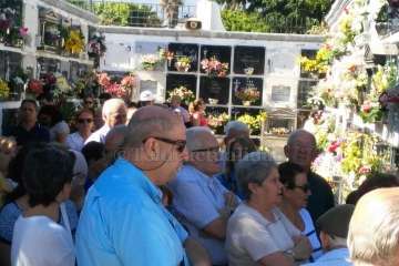 Los cementerios de San Juan y San Gregorio este miércoles, festividad de Todos los Santos (Foto Antonio Alí y Francisco Javier Santana)