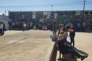 Los cementerios de San Juan y San Gregorio este miércoles, festividad de Todos los Santos (Foto Antonio Alí y Francisco Javier Santana)