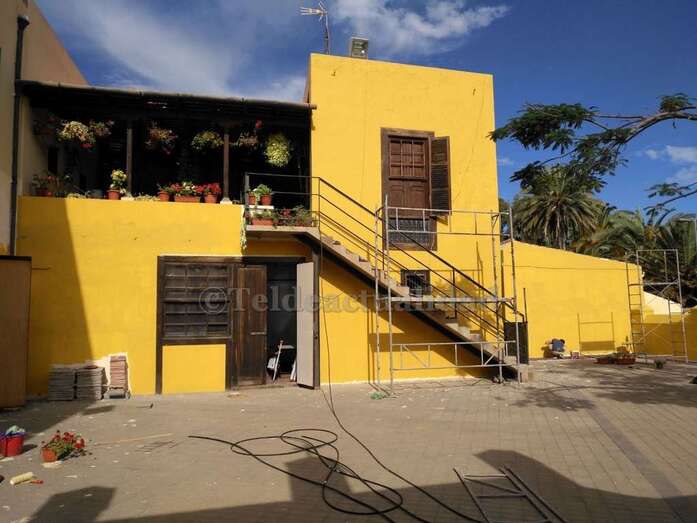 Obras en dependencias de la Casa de la Condesa (Foto TA)