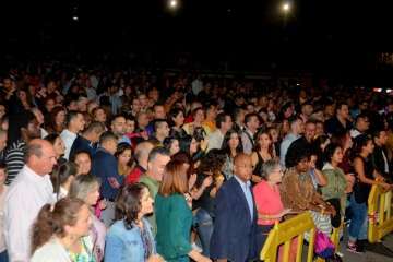 Concierto de Gilberto Santa Rosa en Telde (Foto Francisco Javier Santana)