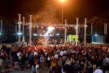 Concierto de Gilberto Santa Rosa en Telde (Foto Francisco Javier Santana)