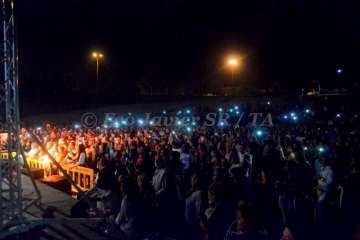 Concierto de Gilberto Santa Rosa en Telde (Foto Francisco Javier Santana)