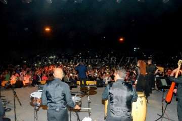 Concierto de Gilberto Santa Rosa en Telde (Foto Francisco Javier Santana)