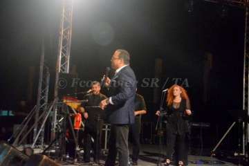 Concierto de Gilberto Santa Rosa en Telde (Foto Francisco Javier Santana)