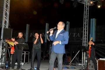 Concierto de Gilberto Santa Rosa en Telde (Foto Francisco Javier Santana)