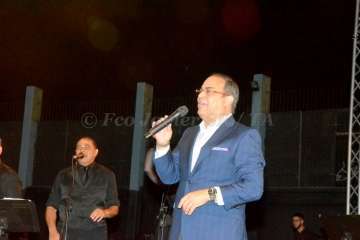 Concierto de Gilberto Santa Rosa en Telde (Foto Francisco Javier Santana)