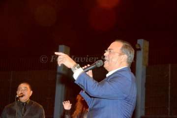 Concierto de Gilberto Santa Rosa en Telde (Foto Francisco Javier Santana)