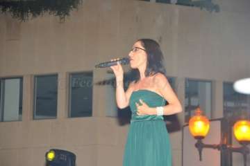 Oneida Rodríguez gana el VI Festival de la Canción de Telde (Foto Francisco Javier Santana)