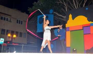 Oneida Rodríguez gana el VI Festival de la Canción de Telde (Foto Francisco Javier Santana)