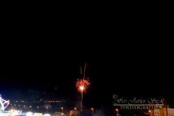 Exhibición de fuegos artificiales en Telde por San Gregorio (Foto Francisco Javier Santana)