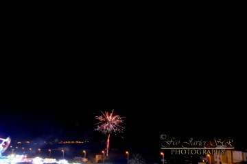 Exhibición de fuegos artificiales en Telde por San Gregorio (Foto Francisco Javier Santana)