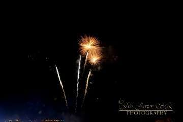 Exhibición de fuegos artificiales en Telde por San Gregorio (Foto Francisco Javier Santana)