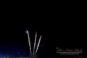 Exhibición de fuegos artificiales en Telde por San Gregorio (Foto Francisco Javier Santana)