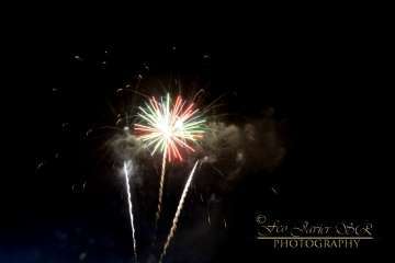 Exhibición de fuegos artificiales en Telde por San Gregorio (Foto Francisco Javier Santana)