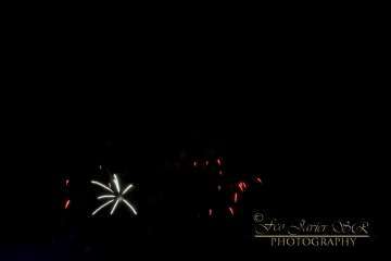 Exhibición de fuegos artificiales en Telde por San Gregorio (Foto Francisco Javier Santana)