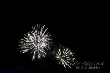 Exhibición de fuegos artificiales en Telde por San Gregorio (Foto Francisco Javier Santana)