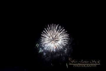 Exhibición de fuegos artificiales en Telde por San Gregorio (Foto Francisco Javier Santana)