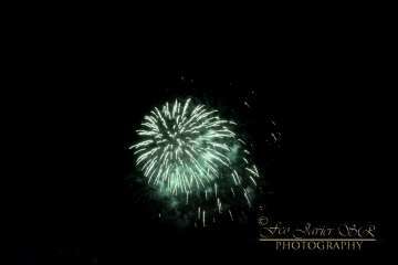 Exhibición de fuegos artificiales en Telde por San Gregorio (Foto Francisco Javier Santana)